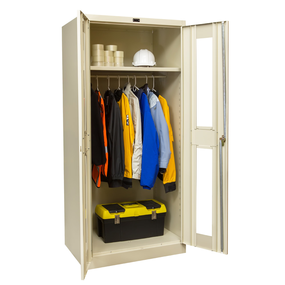 Wardrobe Cabinet with Safety View Doors