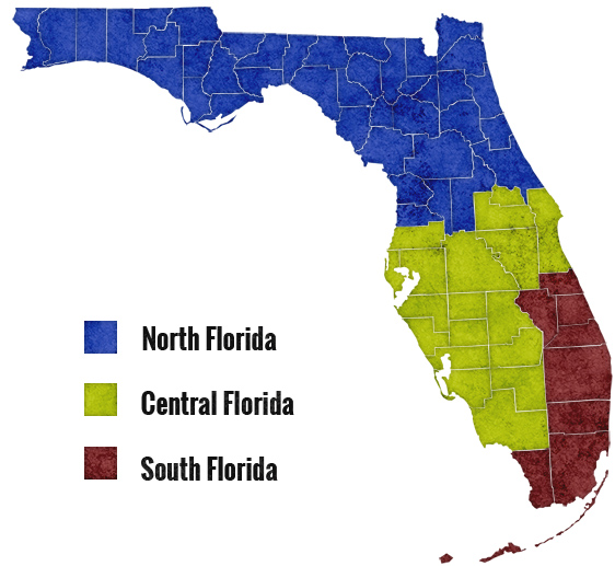 Florida County Map 2022 