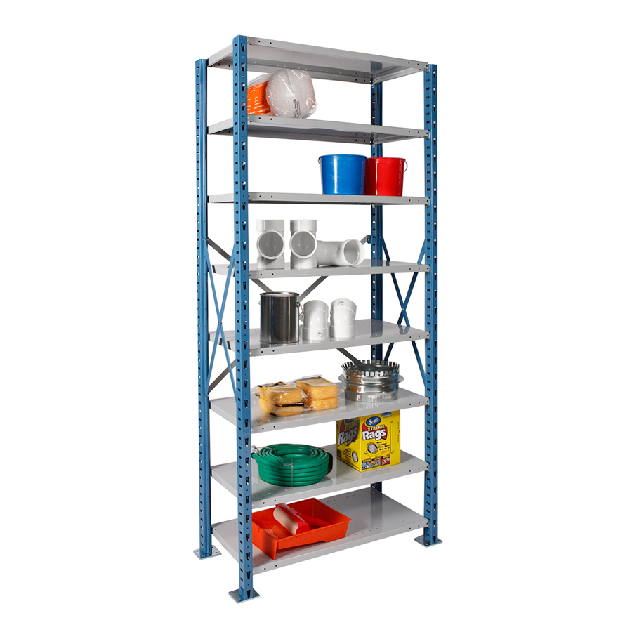 Open H-Post High Capacity Shelving