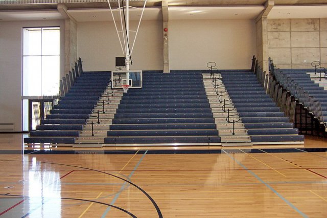 Sheridan-Gymnasium Bleachers Gymnasium Bleachers