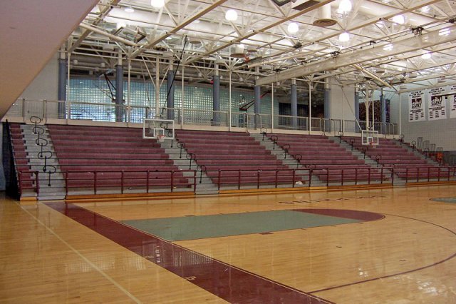 Sheridan-Gymnasium Bleachers Gymnasium Bleachers